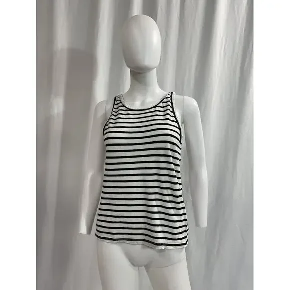 Enza Costa White Easy Tank Size S - Picture 2 of 4